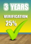  1 year verification